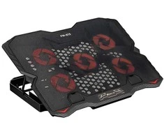 XTRIKE ME Nešiojamas kompiuteris Cooling Pad with Built-in Phone Holder FN-813 Juodas
