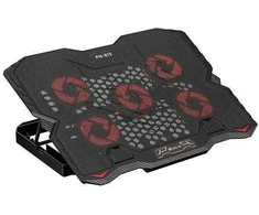 XTRIKE ME Nešiojamas kompiuteris Cooling Pad with Built-in Phone Holder FN-813 Juodas