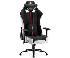Žaidimų kėdė Diablo Chairs X-Player 2.0 Normal Size baltai-juodas