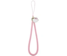 Virvelė telefonui Hello Kitty Nylon Cord Kitty Head rožinės spalvos