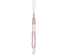 Virvelė telefonui Hello Kitty Pearls and Beads Kitty Charm rožinės spalvos