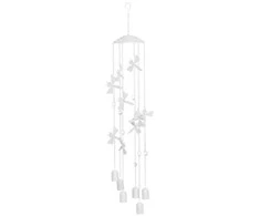 Vėjo varpeliai 4Living 90cm balti/laumžirgiai