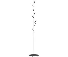 4Living Pastatoma drabužių kabykla „Mare“, 170 cm, juoda