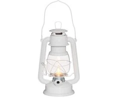4Living Uragano žibintas LED mirganti liepsna balta 24,5 cm