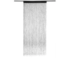 4Living Styginė užuolaida Pearl 90x200 cm juoda