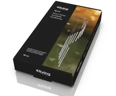Vėjo varpeliai 4Living 90cm sidabro spalvos