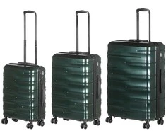 Kelioninis Acces Lagaminų rinkinys „Žalia“ – 3 vnt.