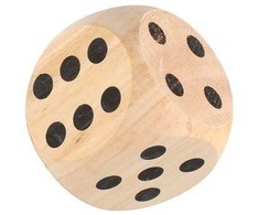 Lauko žaidimas su metamais kauliukais Giant Atom