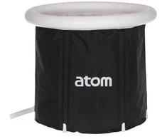 Atom Ledo vonia su dangčiu 75x75 cm