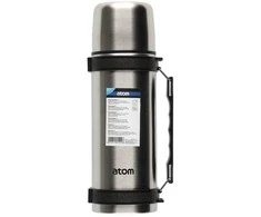Atom Plieninis termosas, 1 L