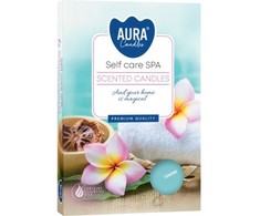 Aura Plauk.žvakutės 6vnt Self care SPA