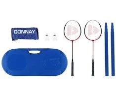 Badmintono komplektas su tinklu Donnay 2 žaidėjams