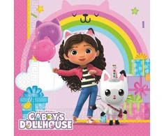 Globos Europe Bv Gabby's Dollhouse popierinės servetėlės 33x33cm 20 vnt.
