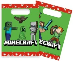 Globos Europe Bv GoDan Minecraft popieriniai maišeliai 4vnt.