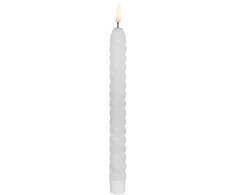 Finnlumor LED Spiralinė kūginė žvakė 3D liepsna 25 cm 2 vnt