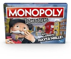 MONOPOLY HASBRO Skausmingiems nevykėliams - tik FIN