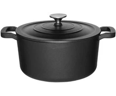 Ketaus puodas 5,2l "Maku" (juodas)