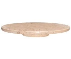 Maku tortinė 30cm , rotacinė , marmurinė, smėlio spalvos