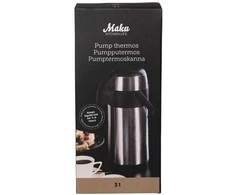 Maku termosas 3l "Airpot" iš nerūdijančio plieno, su pompa