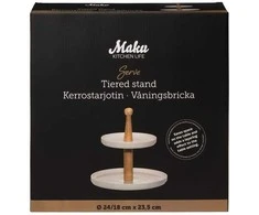Torto padėklas Maku 629215, dviejų aukštų