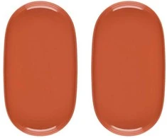 Maku Kitchen Life Simple ovalo formos lėkštė terracotta 2 vnt.