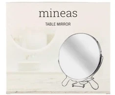 Mineas Dvipusis pastatomas veidrodis Ø14.5cm