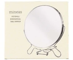 Mineas Dvipusis pastatomas veidrodis Ø14.5cm