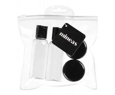 Celojuma pudelites Mineas plastm. 2x50ml 2x30ml 270824