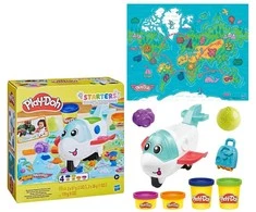 PLAY-DOH Rinkinys „Kelionės lėktuvu“