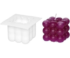 Žvakių liejimo forma Polar Christmas 5.5x5.5x5.5cm Buble Candle