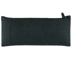 Pirties pagalvė Rento 50 x 22 cm, juoda/tamsiai žalia