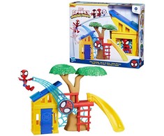 Hasbro Spidey Spidey žaidimų aikštelės dėžutės rinkinys, su 10 cm Spidey figūrėle, nuo 3 metų, Marvel Spidey ir jo nepaprasti draugai