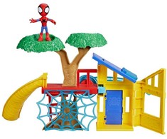 Hasbro Spidey Spidey žaidimų aikštelės dėžutės rinkinys, su 10 cm Spidey figūrėle, nuo 3 metų, Marvel Spidey ir jo nepaprasti draugai