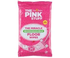 The_Pink_Stu The Rožinė Stuff Bilogiškai skaidžios drėgnos Servetėlės Floor The Rožinė Stuff 20vnt. The Miracle