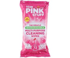 The_Pink_Stu The Rožinė Stuff Bilogišk.skaidžios drėgn. servetėlės Multi Purpose The Rožinė Stuff 72vnt. The Miracle