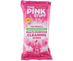 The_Pink_Stu The Rožinė Stuff Bilogišk.skaidžios drėgn. servetėlės Multi Purpose The Rožinė Stuff 72vnt. The Miracle