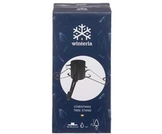 Winteria Kalėdų eglutės stovas "Nostalgija", juodas