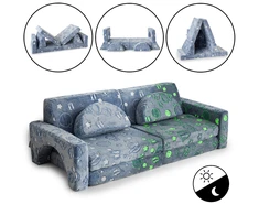 10 dalių modulinė sofa vaikams
