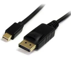 Kabelis DISPLAYPORT kištukas - MINI DISPLAYPORT kištukas 1m juodas