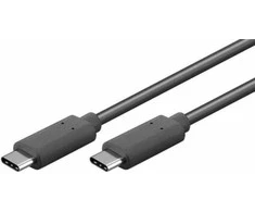 Kabelis USB C kištukas - USB C kištukas, 1m juodas SQ290455