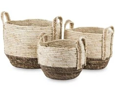 Pintų krepšių rinkinys (3 vnt.)