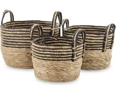 Pintų krepšių rinkinys (3 vnt.)