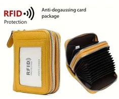 Piniginė ir kortelių dėklas su RFID apsauga