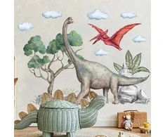 Vaikiškas sienų lipdukas Dinozauras
