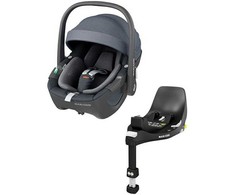 Automobilinė kėdutė Maxi cosi Pebble 360 essential graphite 0-13kg su isofix baze 360