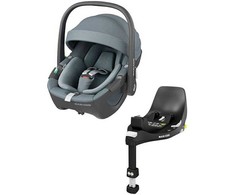 Automobilinė kėdutė Maxi cosi Pebble 360 Essential Pilkas 0-13kg + Familyfix 360 izofix bazė