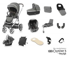 Babystyle OYSTER 3 STROLLER SET 12IN1 MERCURY/MIRROR