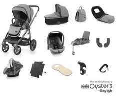Babystyle UNIVERSALUS VEŽIMĖLIS OYSTER 3 Spearmint 12in1