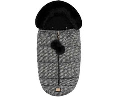 Bjallra of Sweden žiemos vokelis, mova Juodas Tweed