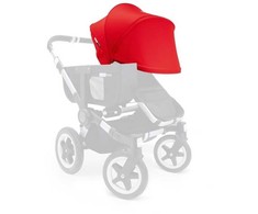 Bugaboo Donkey universalus stogelis su lopšio užklotu Raudona